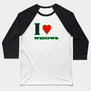 Love Widows Baseball T-Shirt